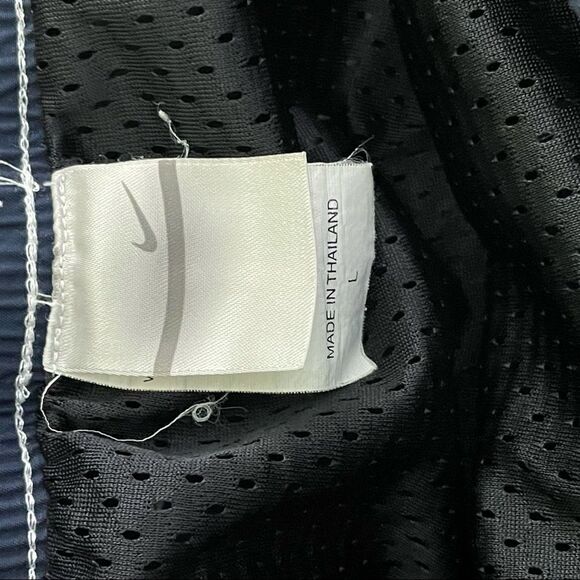 Nike Vintage 90s Navy Swoosh Men's Swim Trunks VTG Retro - Picture 5 of 8